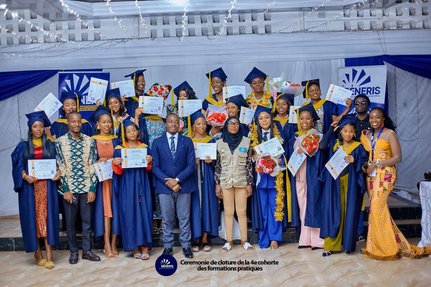 4th cohort graduation ceremony group portrait
